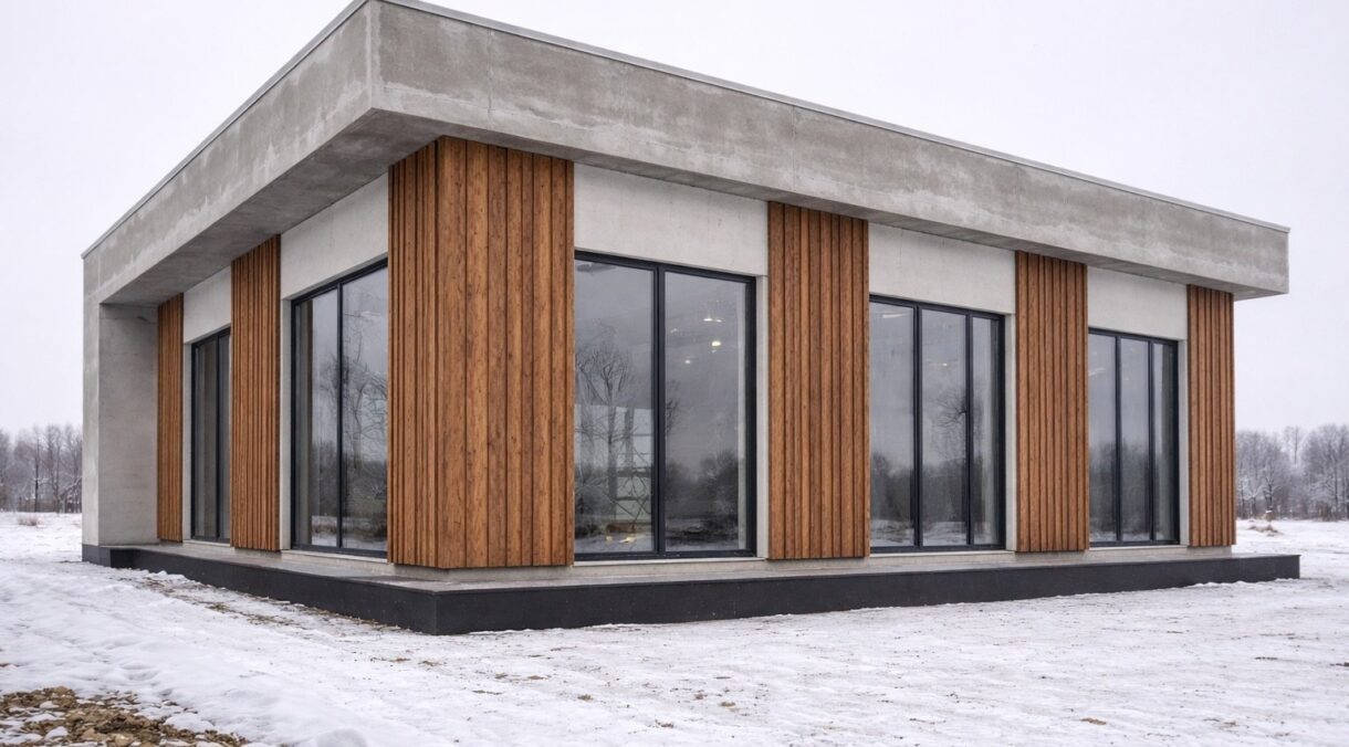 Дом из газобетона «Иней»