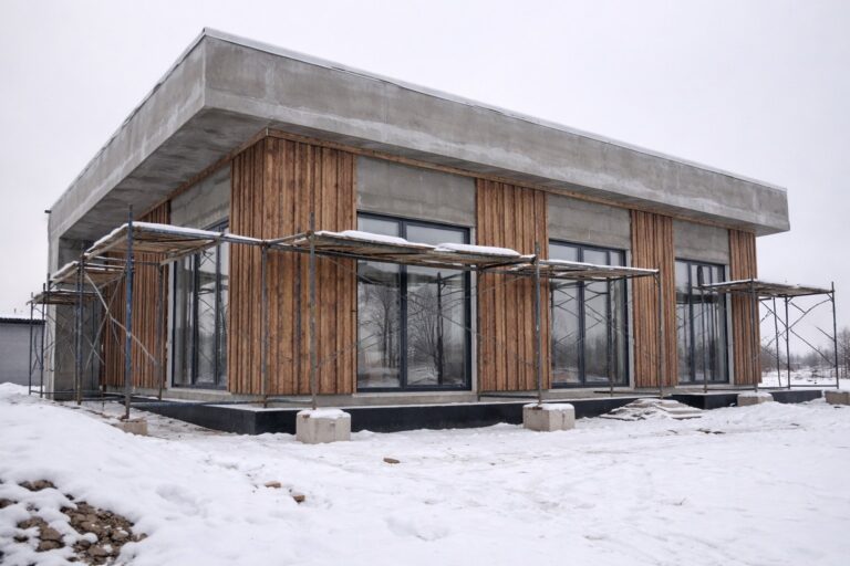 Дом из газобетона «Иней»